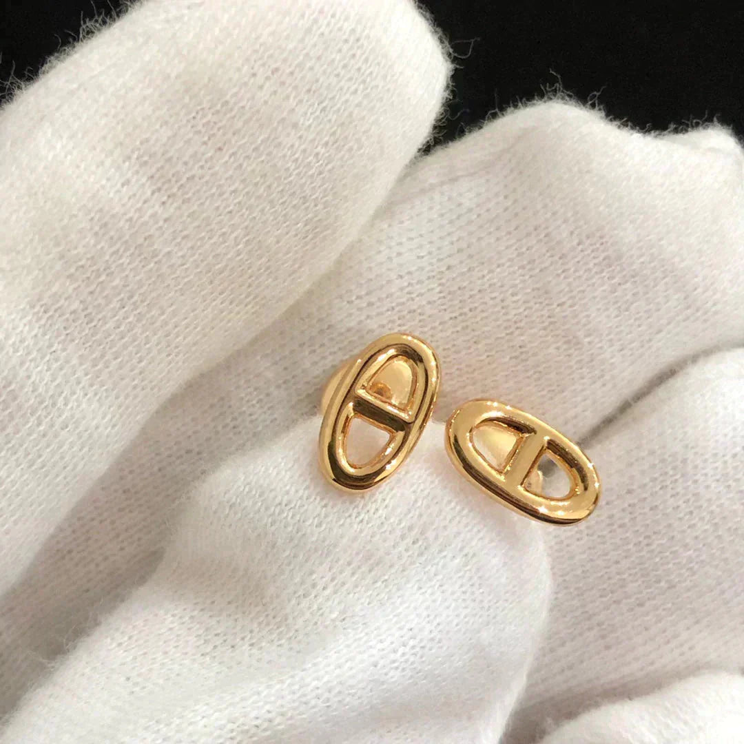 [⭐Miroze]CHAINE SMALL EARRINGS GOLD AND SILVER