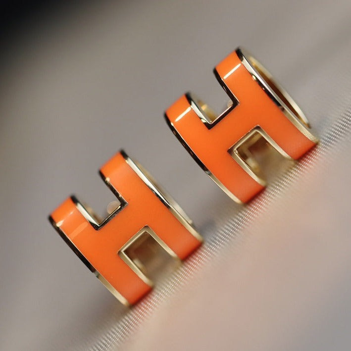 ⭐Miroze MINI POP H EARRINGS ORANGE