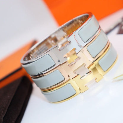 [⭐Miroze]H ライトブルーブレスレット
