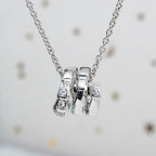 [⭐Veya]SERPENTI SILVER NECKLACE DIAMOND