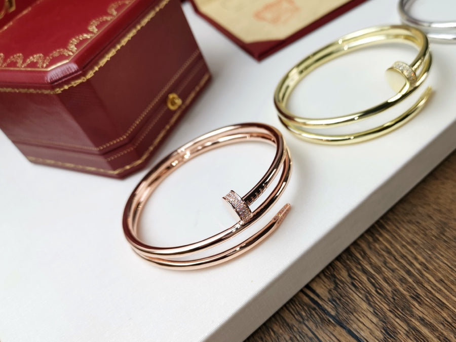 ⭐Miroze JUSTE BRACELET 3.5MM DOUBLE ROW DIAMOND