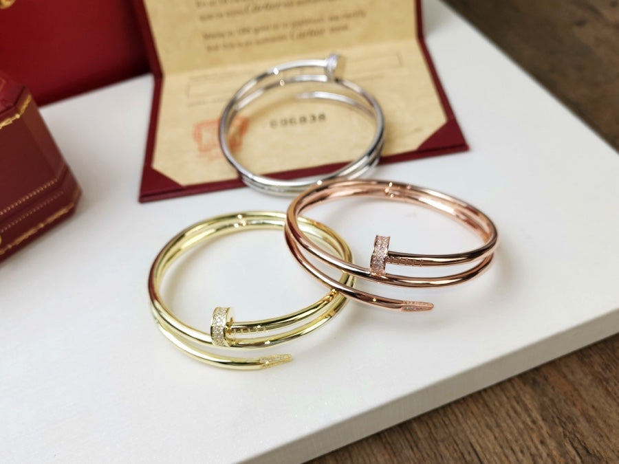 ⭐Miroze JUSTE BRACELET 3.5MM DOUBLE ROW DIAMOND