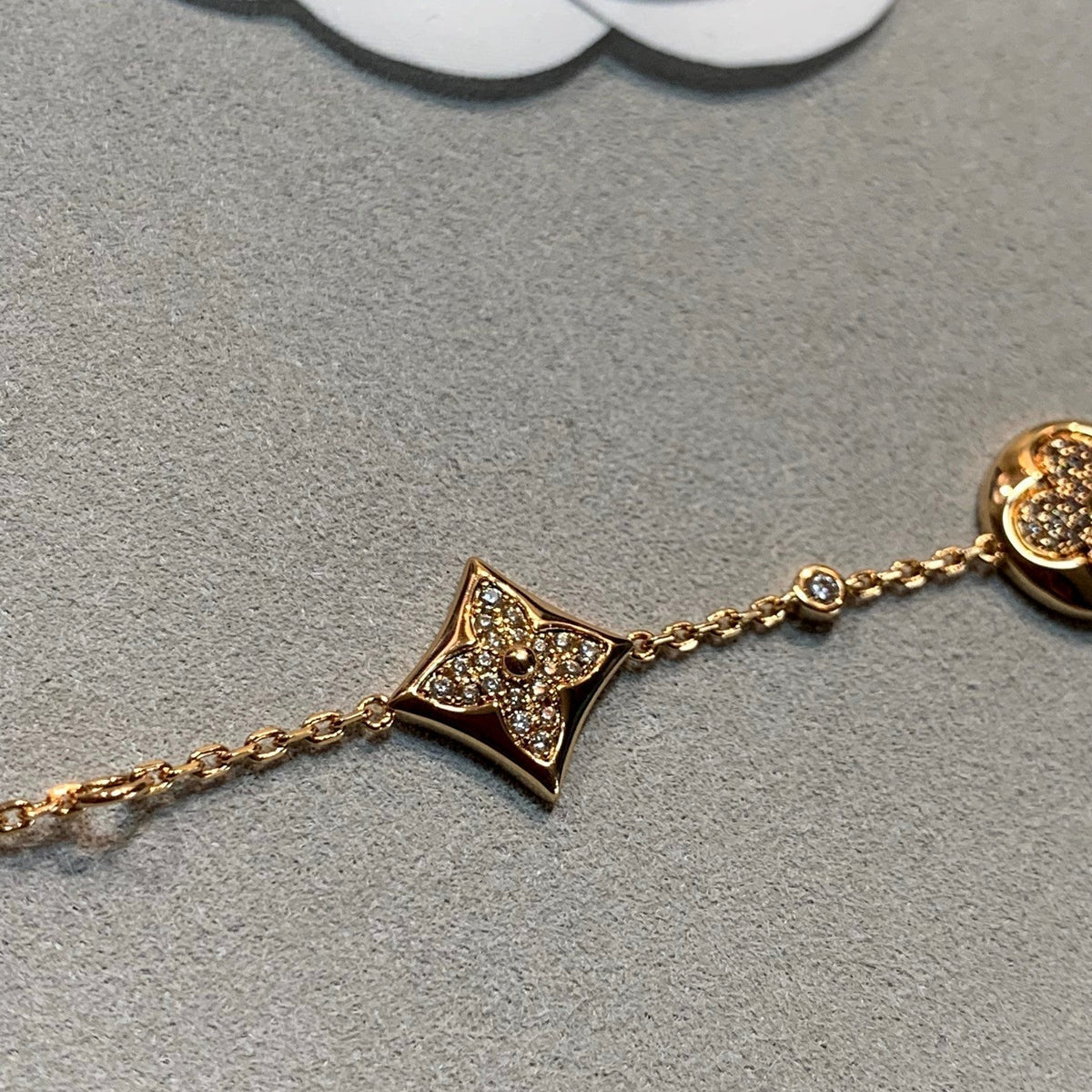 ⭐Miroze STAR AND SUN 4 MOTIFS GOLD DIAMONDS BRACELET