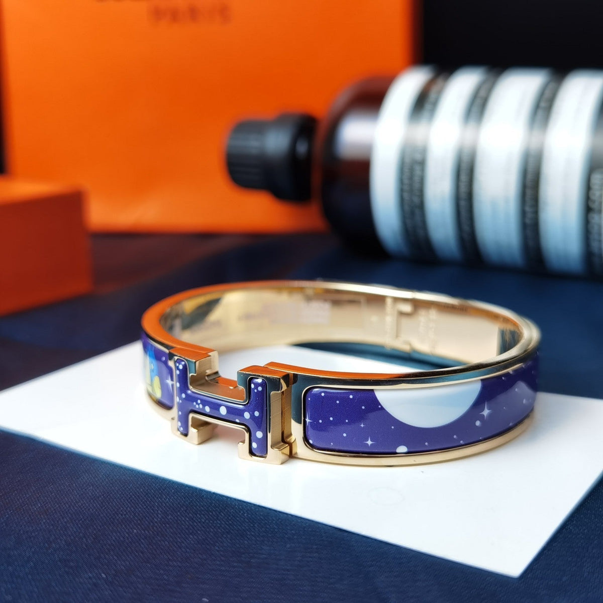 [⭐Miroze]H STAR AND MOON BRACELET 12MM
