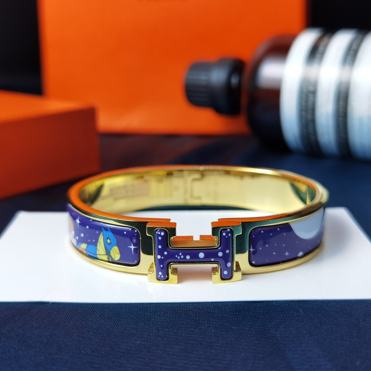[⭐Miroze]H STAR AND MOON BRACELET 12MM