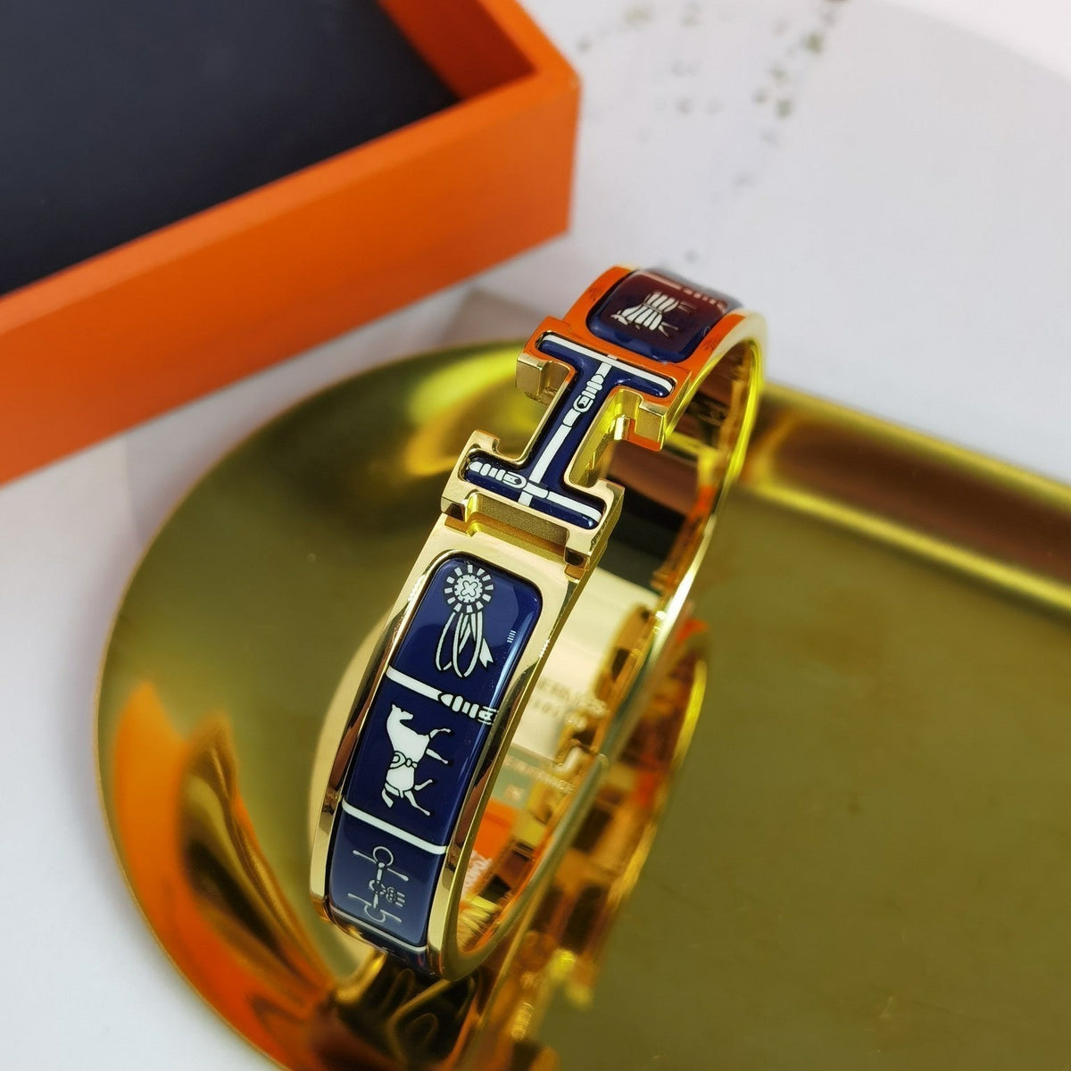 [⭐Miroze]H COUVERTURES DARK BLUE BRACELET