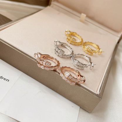 [⭐Miroze]SERPENTI EARRINGS DIAMOND