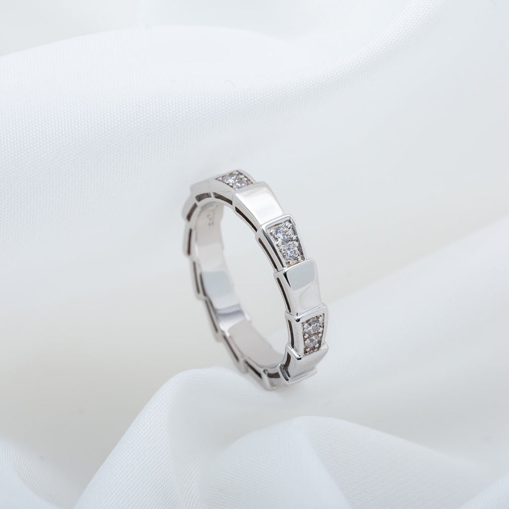[⭐Veya]SERPENTI RING SILVER  3MM
