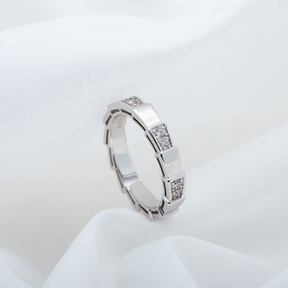 [⭐Miroze]SERPENTI RING SILVER  3MM