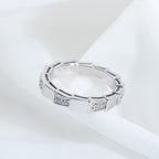 [⭐Veya]SERPENTI RING SILVER  3MM