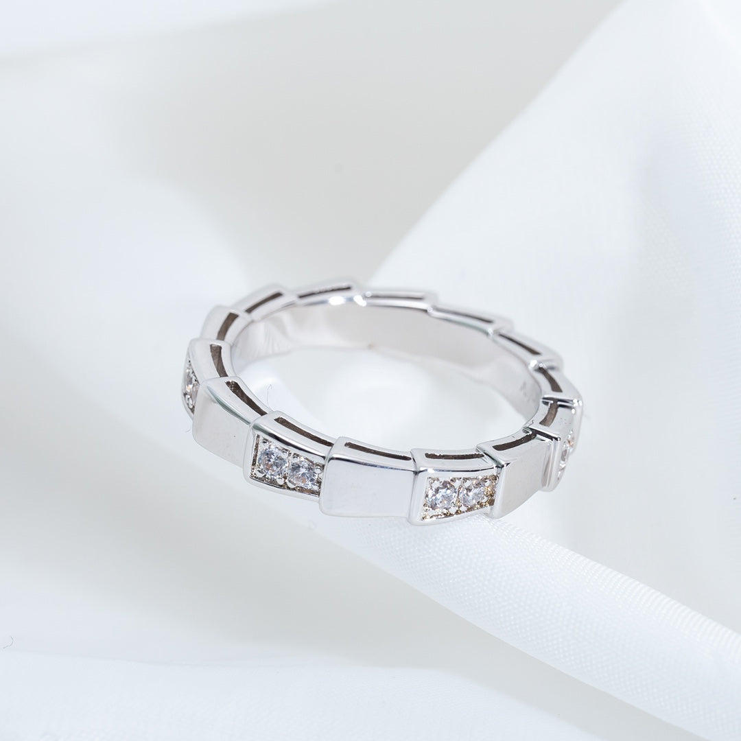 [⭐Veya]SERPENTI RING SILVER  3MM