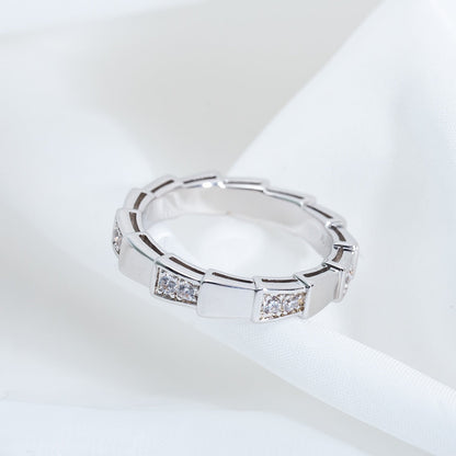 [⭐Miroze]SERPENTI RING SILVER  3MM