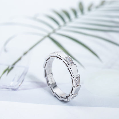 [⭐Miroze]SERPENTI RING SILVER  3MM