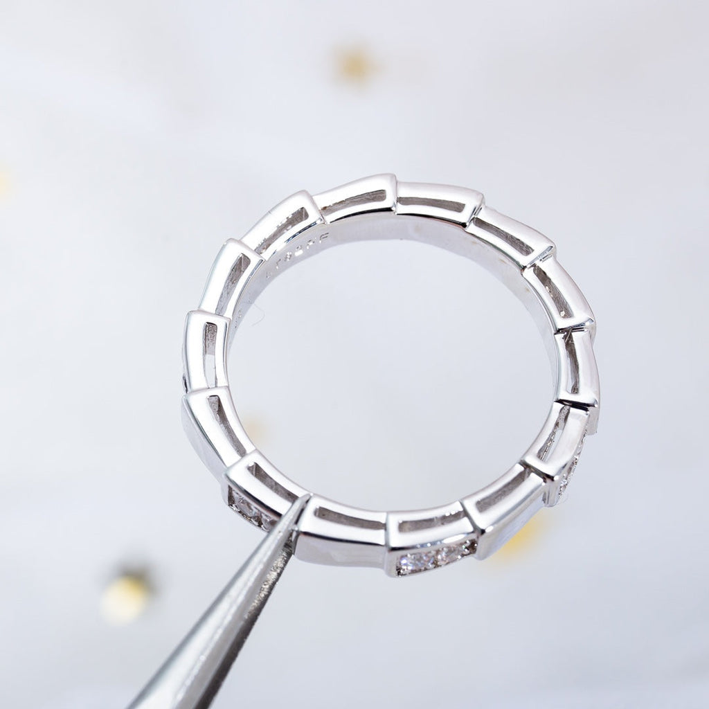 [⭐Veya]SERPENTI RING SILVER  3MM