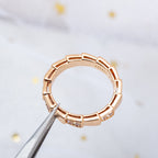 [⭐Veya]SERPENTI RING PINK GOLD  3MM