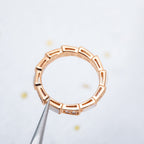 [⭐Veya]SERPENTI RING PINK GOLD DIAMOND MOP 3MM