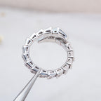 [⭐Veya]SERPENTI RING SILVER DIAMOND PAVED 4MM