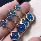 ⭐Miroze STAR AND SUN AGATE DIAMOND EARRINGS
