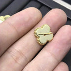 ⭐Miroze CLOVER MINI 9.5MM LASER EARRINGS