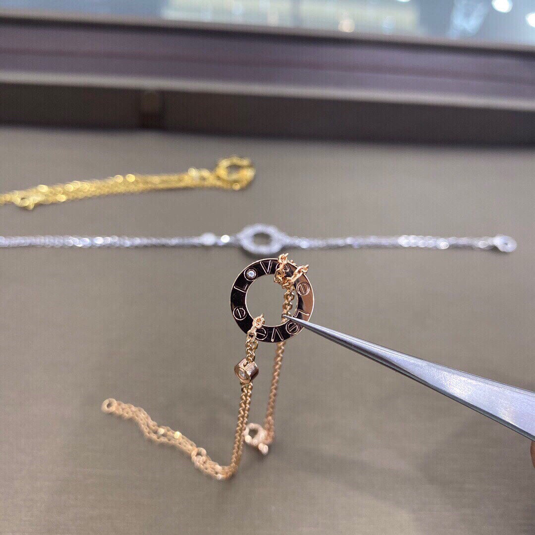[⭐Miroze]LOVE BRACELET 2 DIAMOND