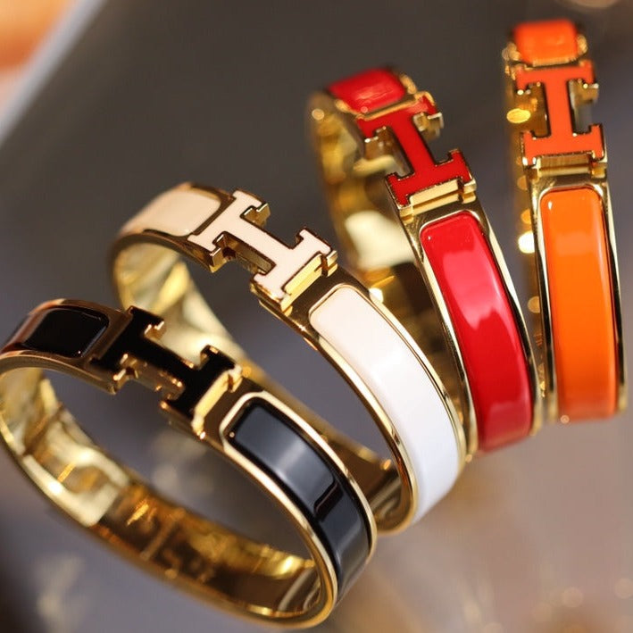 ⭐Miroze H BRACELET 12MM GOLD