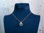 [⭐Veya]GARI NECKLACE PINK GOLD MALACHITE