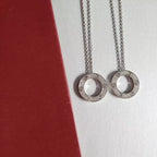 ⭐Miroze LOVE NECKLACE ADJUSTABLE SILVER