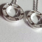 ⭐Miroze LOVE NECKLACE ADJUSTABLE SILVER