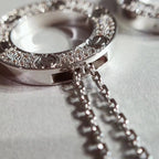 ⭐Miroze LOVE NECKLACE ADJUSTABLE SILVER