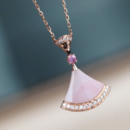 [⭐Miroze]DREAM NECKLACE PINK MOP DIAMOND