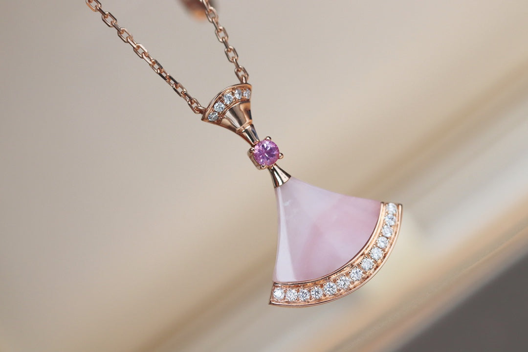 [⭐Veya]DREAM NECKLACE PINK MOP DIAMOND