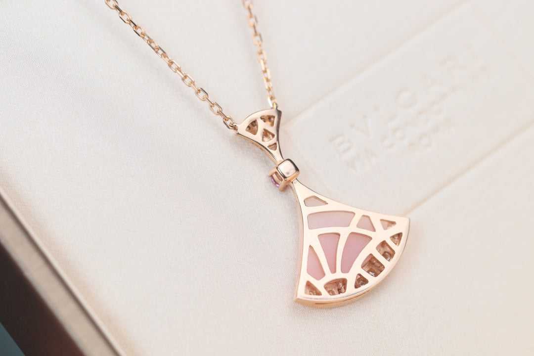 [⭐Veya]DREAM NECKLACE PINK MOP DIAMOND