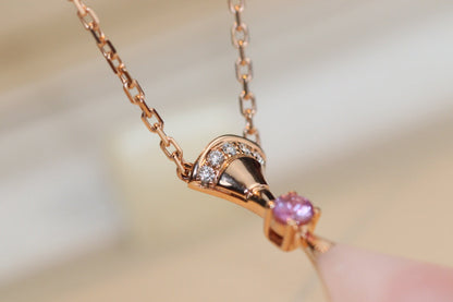 [⭐Miroze]DREAM NECKLACE PINK MOP DIAMOND