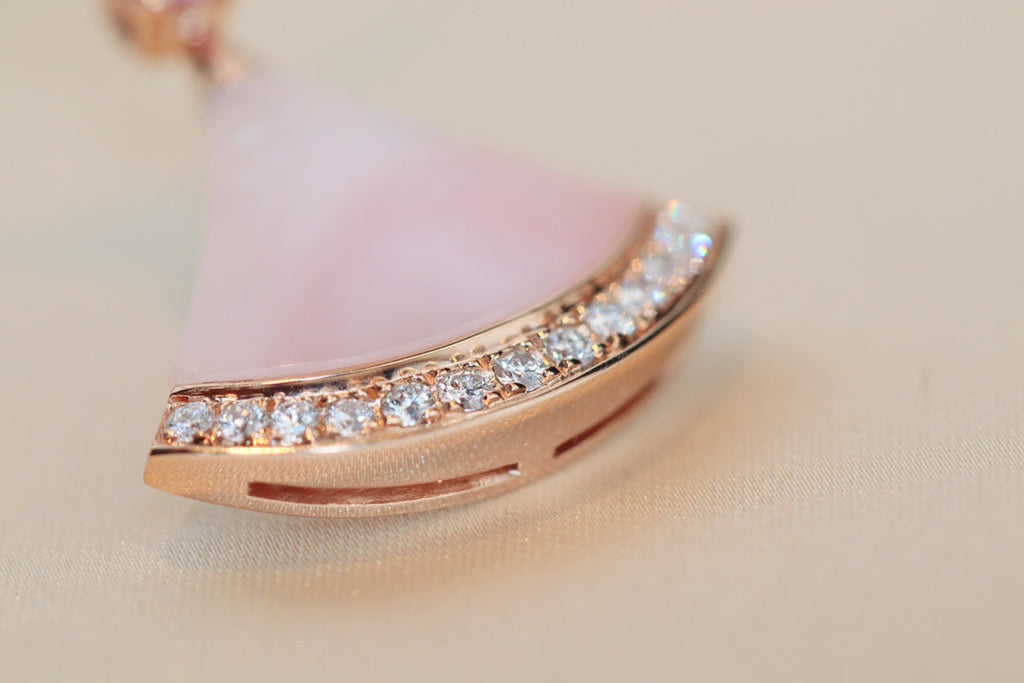 [⭐Veya]DREAM NECKLACE PINK MOP DIAMOND