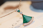 [⭐Veya]DREAM NECKLACE MALACHITE DIAMOND
