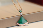 [⭐Veya]DREAM NECKLACE MALACHITE DIAMOND