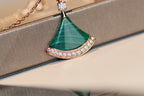 [⭐Veya]DREAM NECKLACE MALACHITE DIAMOND