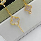 ⭐Miroze MAGIC CLOVER MOP GOLD BRACELET 5 MOTIFS