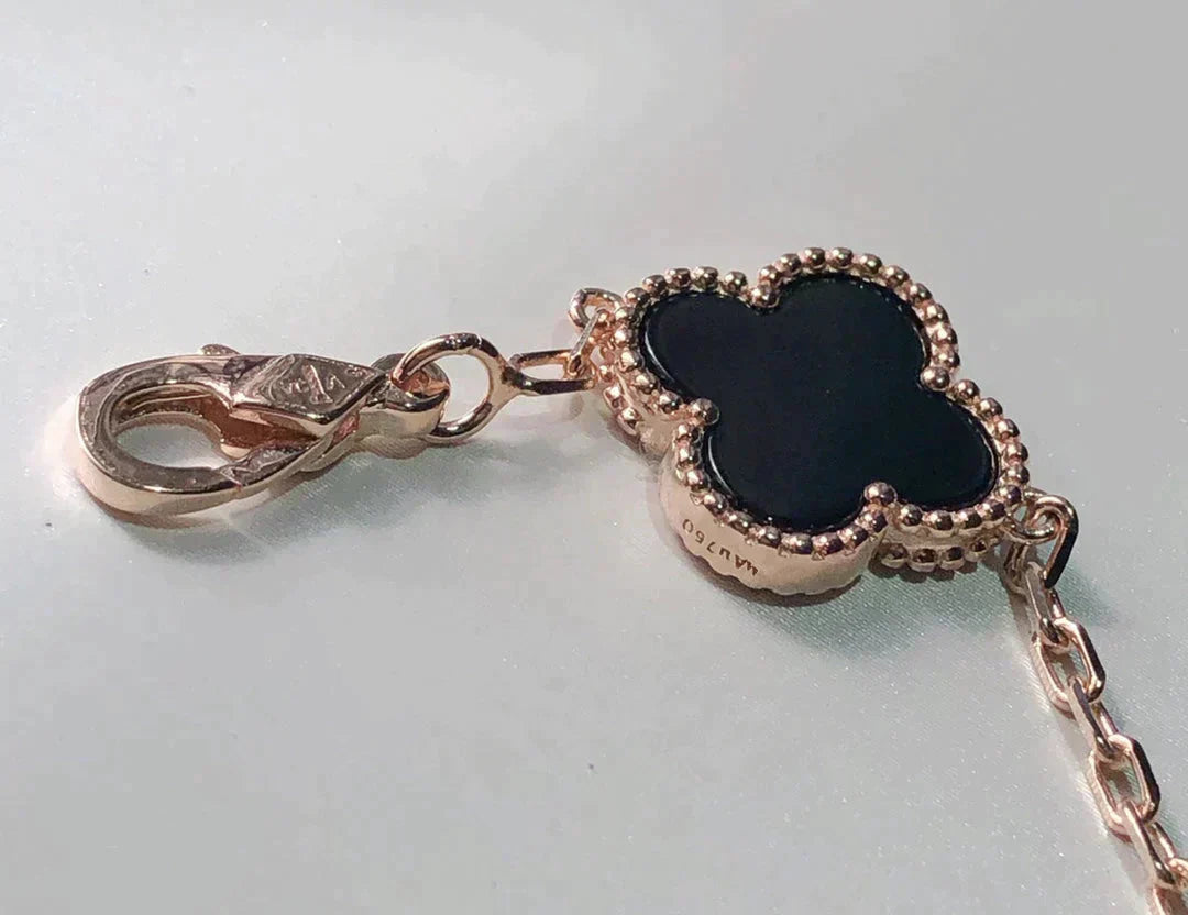 [⭐Miroze]クローバー 5モチーフ マルチカラーブレスレット