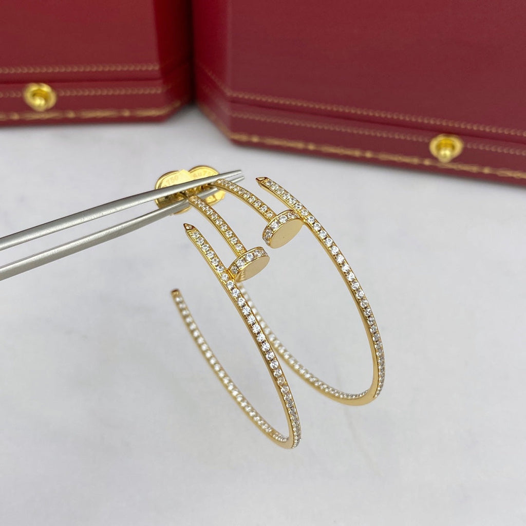 ⭐Miroze JUSTE EARRINGS FULL DIAMONDS 1.8MM