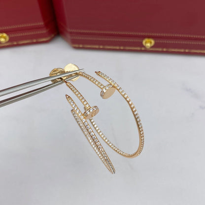 [⭐Miroze]JUSTE EARRINGS FULL DIAMONDS 1.8MM