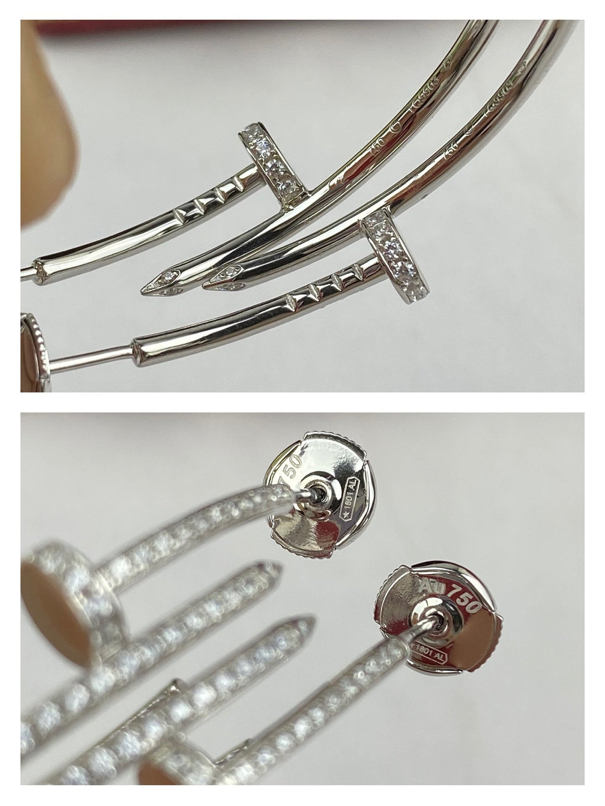 ⭐Miroze JUSTE EARRINGS FULL DIAMONDS 1.8MM