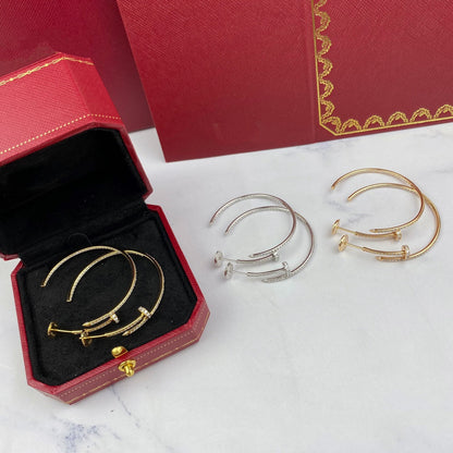 [⭐Miroze]JUSTE EARRINGS FULL DIAMONDS 1.8MM