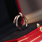 ⭐Miroze JUSTE RING 2.65MM PINK GOLD DIAMOND