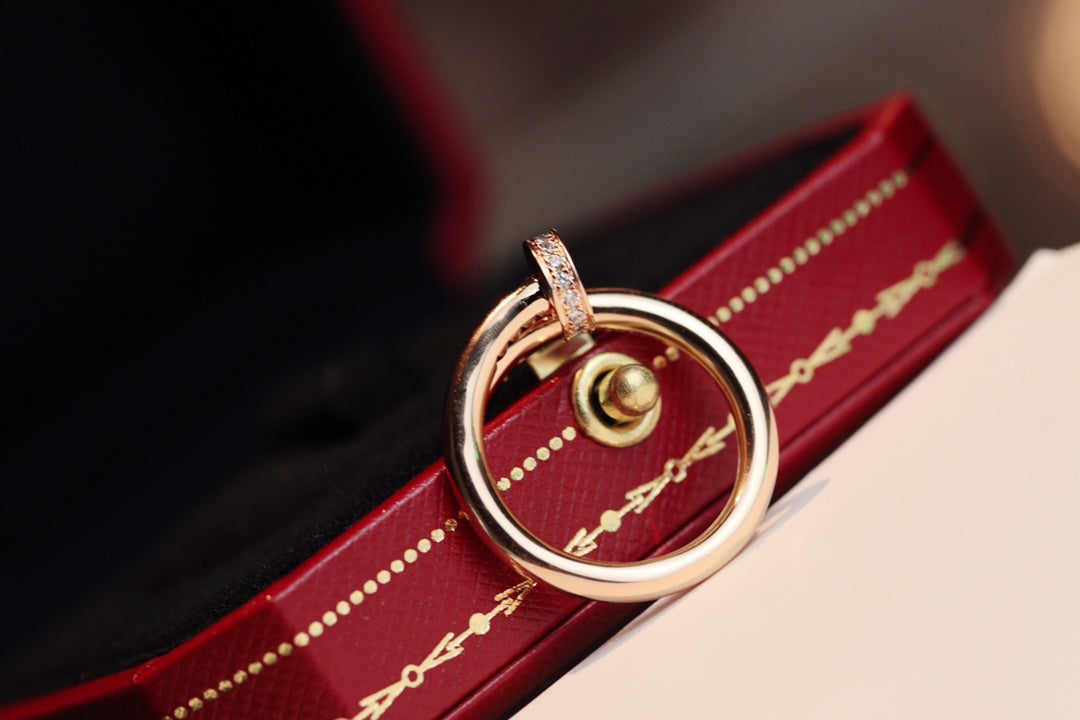⭐Miroze JUSTE RING 2.65MM PINK GOLD DIAMOND