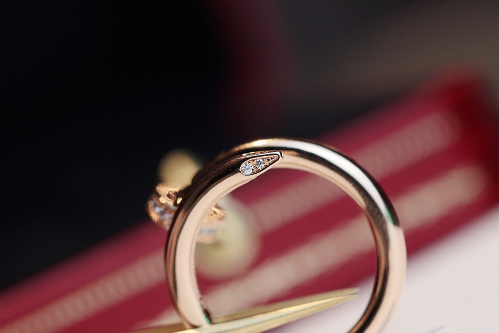 ⭐Miroze JUSTE RING 2.65MM PINK GOLD DIAMOND