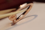⭐Miroze JUSTE RING 2.65MM PINK GOLD DIAMOND