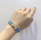 ⭐Miroze H CLOUD BLUE BRACELET GOLD DIAMOND