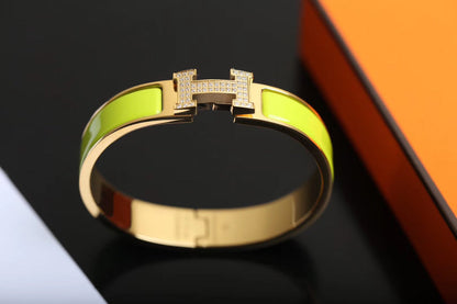 [⭐Miroze] H BRACELET GOLD DIAMOND