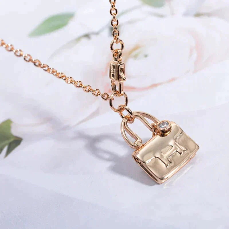 [⭐Miroze]AMULETTE PEDANT ROSE GOLD NECKLACE